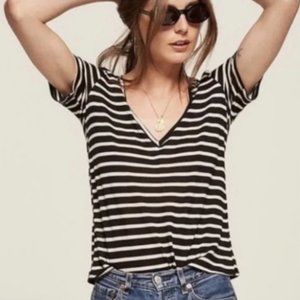 Reformation Jeans Relaxed V Neck Tee